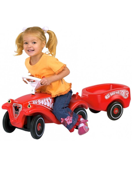 BIG Przyczepka do jeździka Bobby Car czerwona