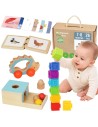 Box XXL Montessori 6in1 WOOPIE - Sensory for babies