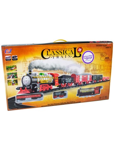 29-element Electric Train WOOPIE - Train with Smoke