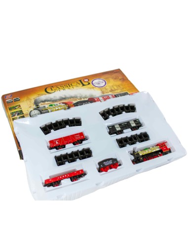 29-element Electric Train WOOPIE - Train with Smoke