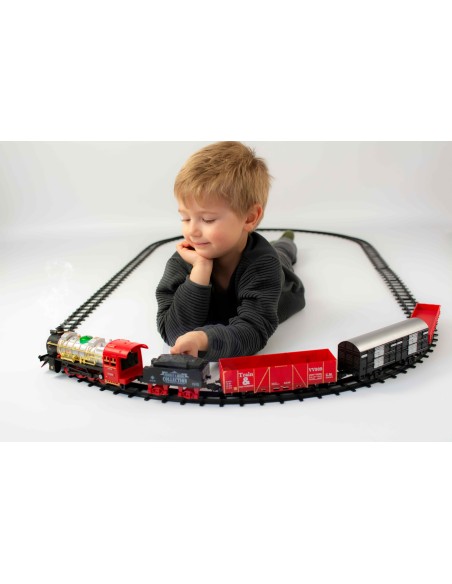 29-element Electric Train WOOPIE - Train with Smoke