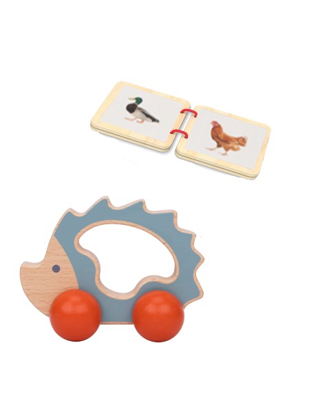 Box Pudełko XXL Montessori 6w1 WOOPIE - Sensoryczne dla niemowlaka