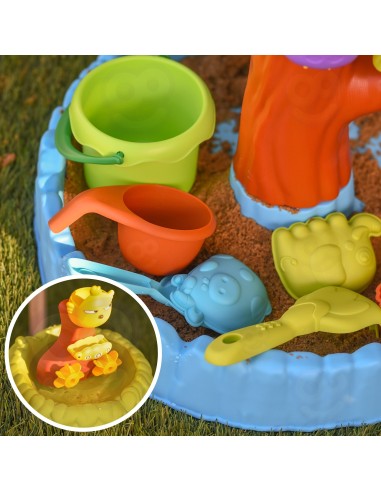 WOOPIE Water Table 2 in 1 Sandbox Happy Tree - 8 accessories