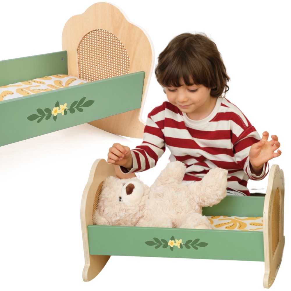 cradle vintage nukk bed – Puidust Cradle Vintage nukk Bed