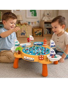 WOOPIE Interaktiver Spieltisch Fangspiel mit Piraten-Angel 2
