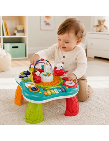 Interaktywny Stolik Edukacyjny 2w1 dla Dzieci WOOPIE BABY