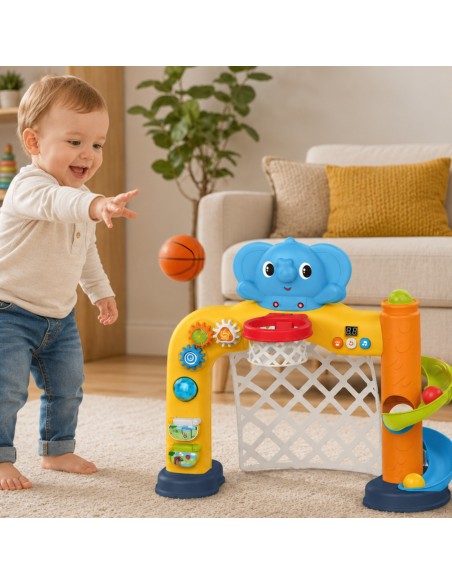 WOOPIE Interactive 2-in-1 Basketball Goal for Children