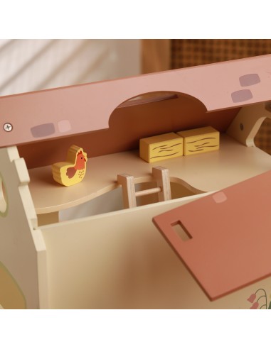 Wooden Vintage Farm (Classic World) - Folding House 17 pieces