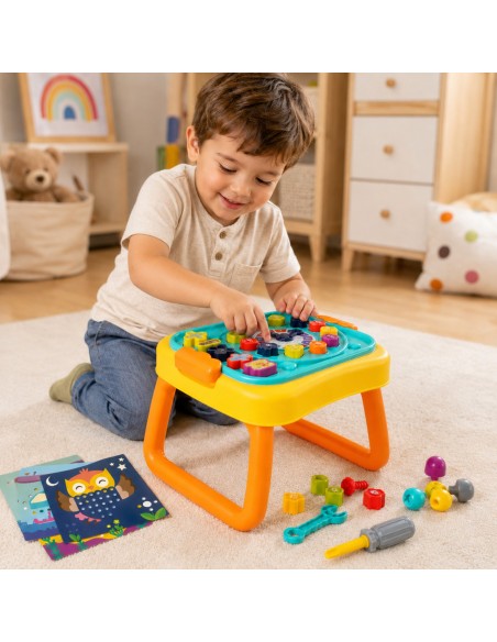 WOOPIE Interactive 3-in-1 Educational Table Workshop Board Sorter Numbers