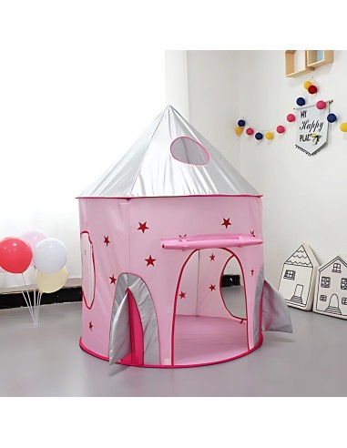 WOOPIE 3in1 palapinė „Princesečių rūmai“ XXL su tuneliais ir baseinu