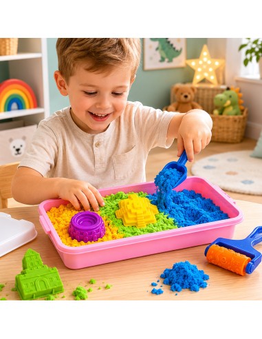 WOOPIE Kinetic Sand Castles Set 22pcs - Organizer Case