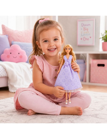 Lily Woopie lėlė – 30 cm blondinė, ilgi plaukai ir aksesuarai 3+ pramogoms