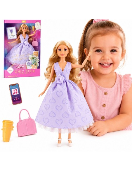 Lily Woopie lėlė – 30 cm blondinė, ilgi plaukai ir aksesuarai 3+ pramogoms