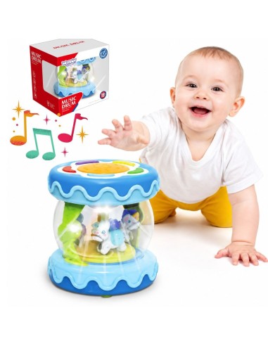 WOOPIE BABY 3 viename muzikinis būgnelis + ropojantis volelis