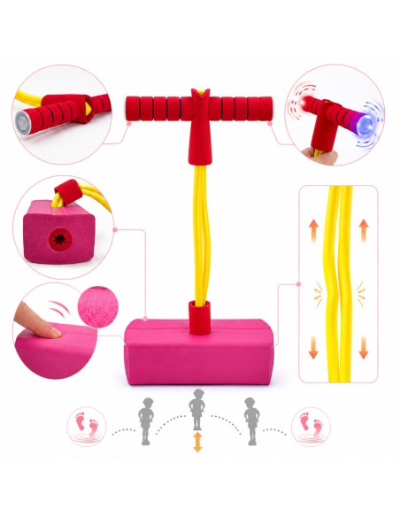 Schaum-Pogo-Stick zum Springen WOOPIE - Bewegungsspielzeug