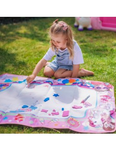 WOOPIE Mata Wodna do Malowania 2w1 XXL 100x70cm Świeci w Ciemności 2