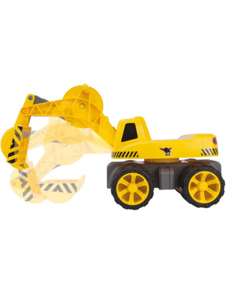 Big Maxi Koparka Jeździk ciche koła