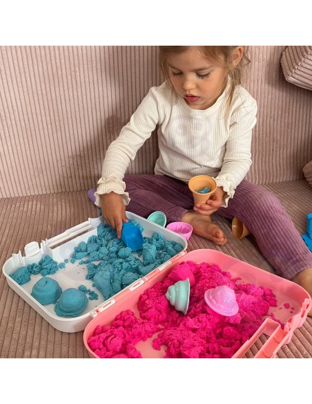 Kinetic Sand Eiscreme im Koffer 1kg Formset - WOOPIE