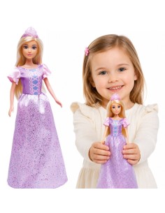 Lėlė Princesė su karūna Blond Lily WOOPIE – Ilga suknelė