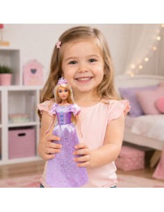 Lėlė Princesė su karūna Blond Lily WOOPIE – Ilga suknelė 2
