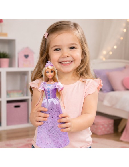 Lėlė Princesė su karūna Blond Lily WOOPIE – Ilga suknelė