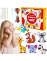 DIY Sewing Kit for Kids - Felt Animals and Keychains
