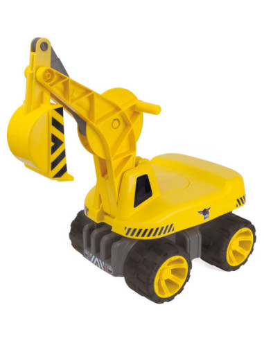 Big Maxi Koparka Jeździk ciche koła