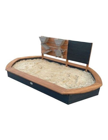 AXI Joey Ovaler Sandkasten mit Tafel und Abdeckung