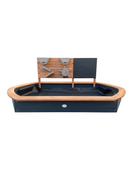 AXI Joey Ovaler Sandkasten mit Tafel und Abdeckung