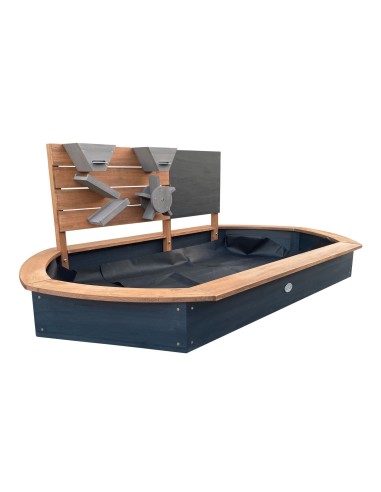 AXI Joey Ovaler Sandkasten mit Tafel und Abdeckung