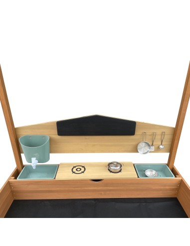AXI Meli Sandbox with House, Kitchen and Roof