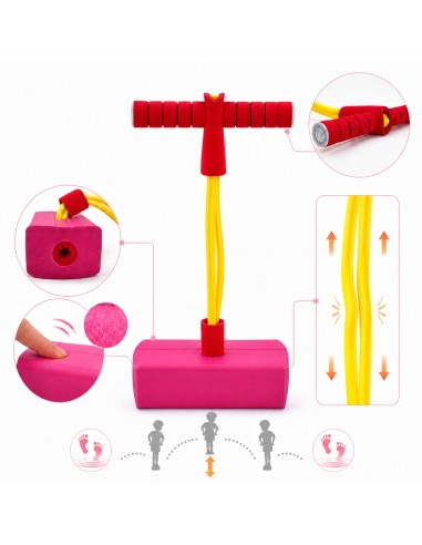 WOOPIE Schaum-Pogo-Springer – Bewegungsspielzeug