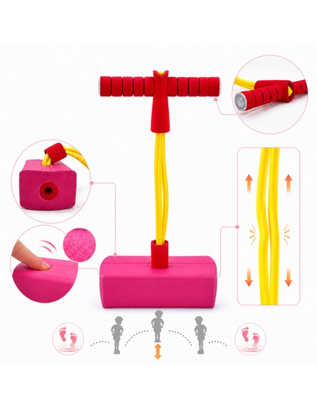 WOOPIE Schaum-Pogo-Springer – Bewegungsspielzeug