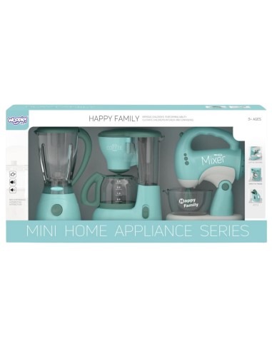 WOOPIE Haushaltsgeräte-Set 3in1 für Kinder - Mixer, Blender, Küchenroboter