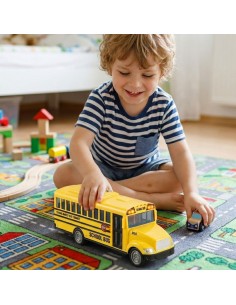 WOOPIE Interaktiver Elektro-Schulbus 1:20 – Spielzeug 2