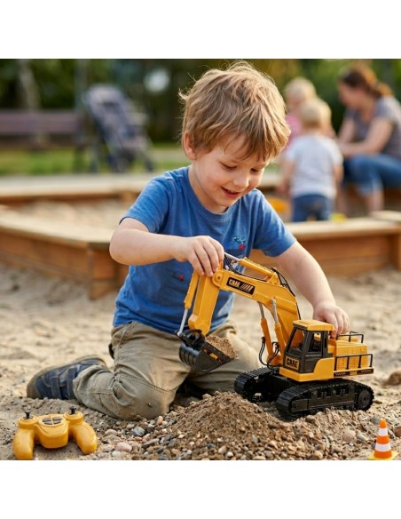 WOOPIE Large Remote Controlled Excavator on 7F Tracks + Sound