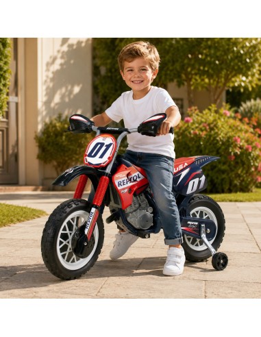 „Repsol“ motorinis žaislas su akumuliatoriumi 6V vaikams Injusa – lenktyninis cross stilius