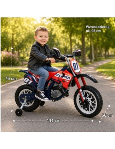 „Repsol“ motorinis žaislas su akumuliatoriumi 6V vaikams Injusa – lenktyninis cross stilius 2