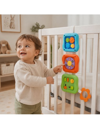 WOOPIE BABY Sensorik-Würfel 6-in-1 Lernspielzeug interaktiv