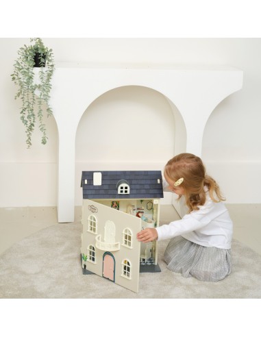 Drewniany Domek dla Lalek Vintage CLASSIC WORLD - Klasyka w Designie