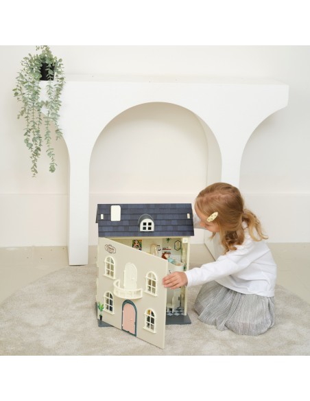 Drewniany Domek dla Lalek Vintage CLASSIC WORLD - Klasyka w Designie