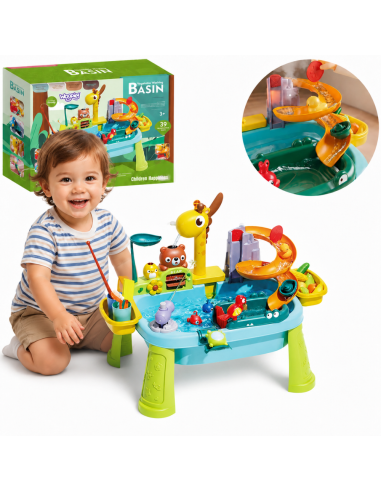 Woopie 4-in-1 Water Table - Fishing Game and Slide