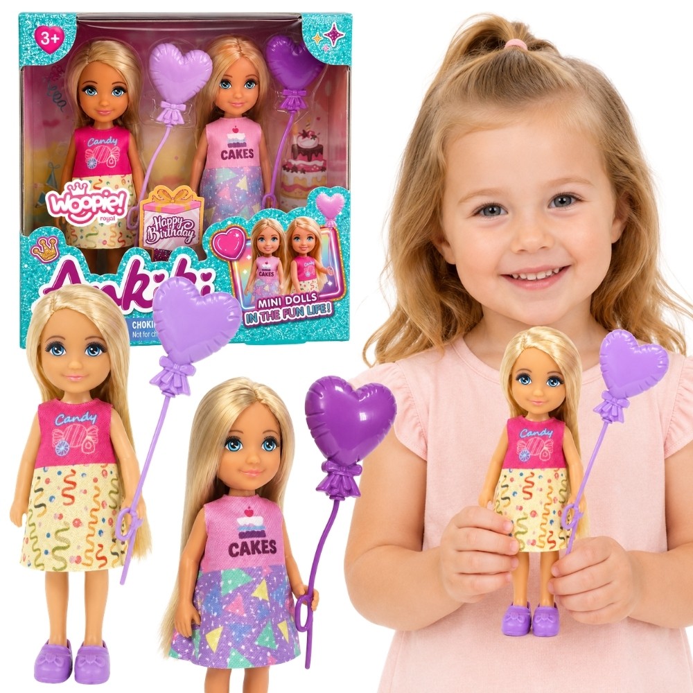 kuninglik two nukk birthday – Woopie kuninglik Two nukk Birthday komplekt - Cjay ja koogid