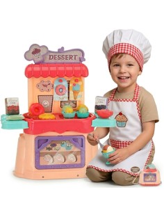 WOOPIE Eisdiele & Süßwarenladen – Koffer/Rucksack, Eis-Shop 3-in-1 Tasche 25-tlg. – Spielzeug