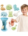 WOOPIE GREEN 10-piece Sand Set with Spinning Wheel and Watering Can