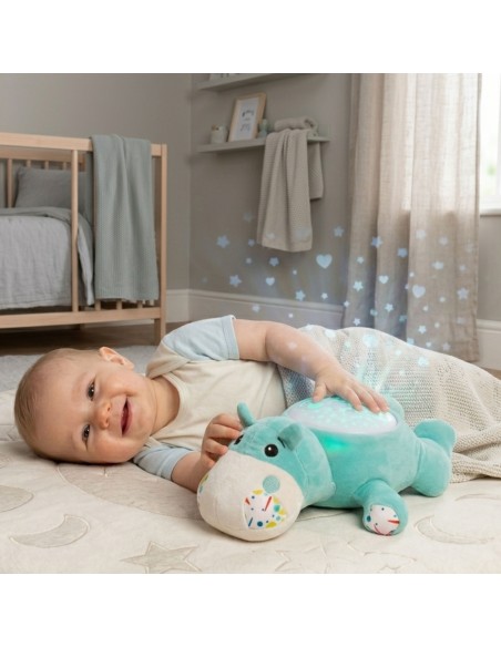 WOOPIE BABY 2-in-1 Hippo Projector Cuddly Toy - Sleep Aid