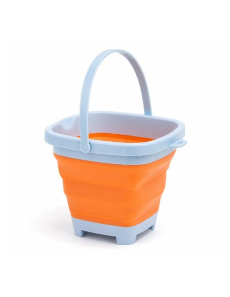 WOOPIE Folding Square Bucket Orange - Practical and Fun