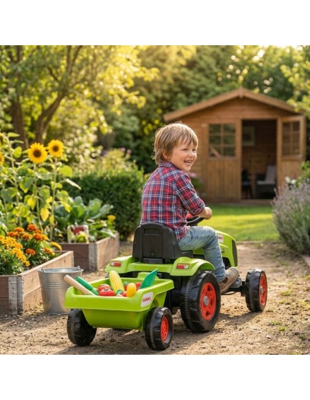 FALK Claas Arion 470 Pedal Tractor with Trailer and Bonnet 2-6 Years