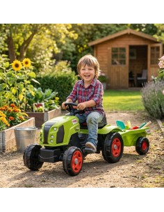 FALK Claas Arion 470 Pedal Tractor with Trailer and Bonnet 2-6 Years 2