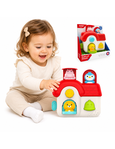 WOOPIE Interactive Pop-Up Animal House Toy 18m+